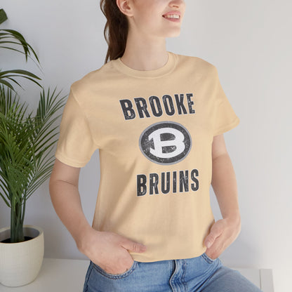 Adult Unisex Brooke Bruins Vintage Distressed Graphic Short Sleeve Soft Tee