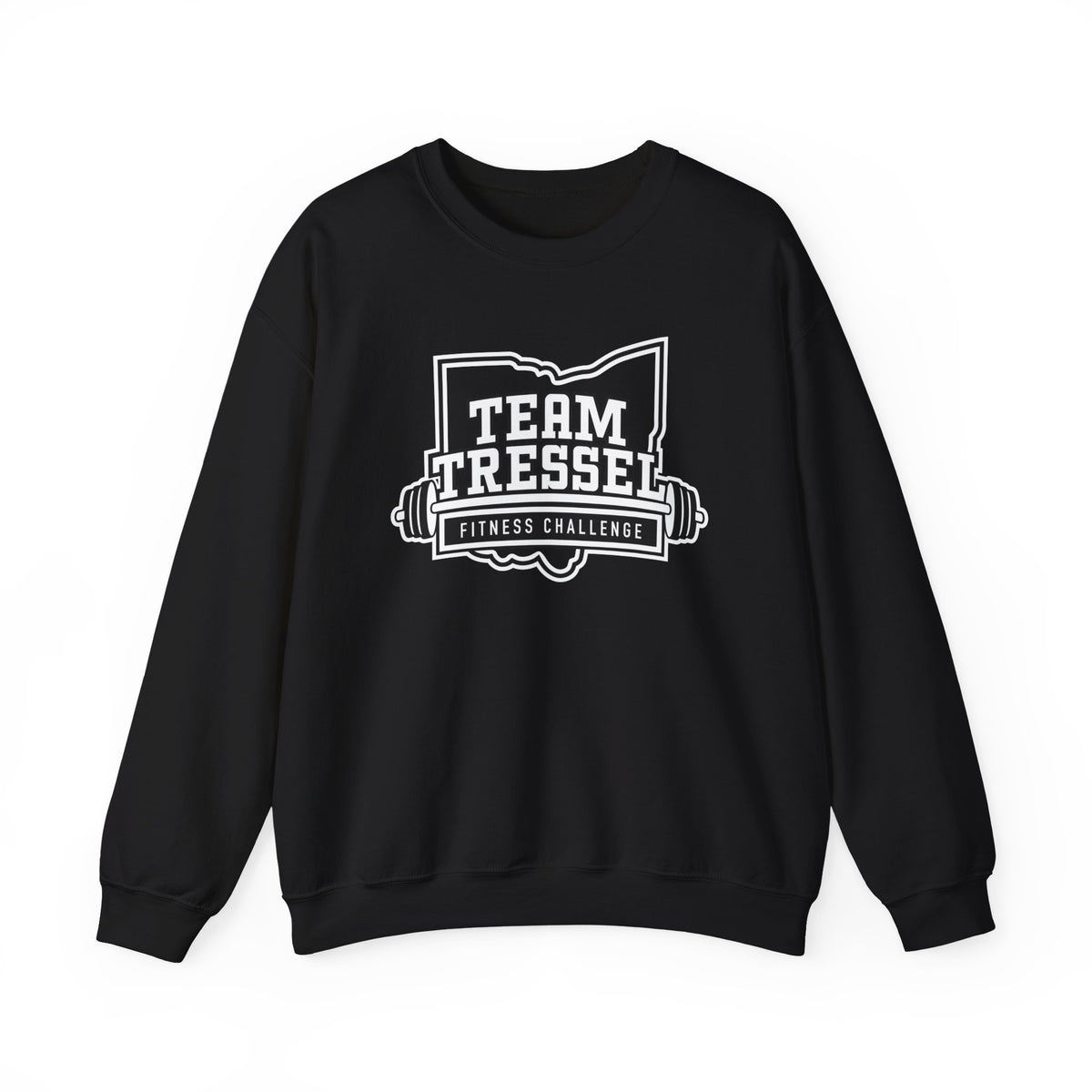Adult Unisex Team Tressel Fitness Challenge Graphic Sweatshirt