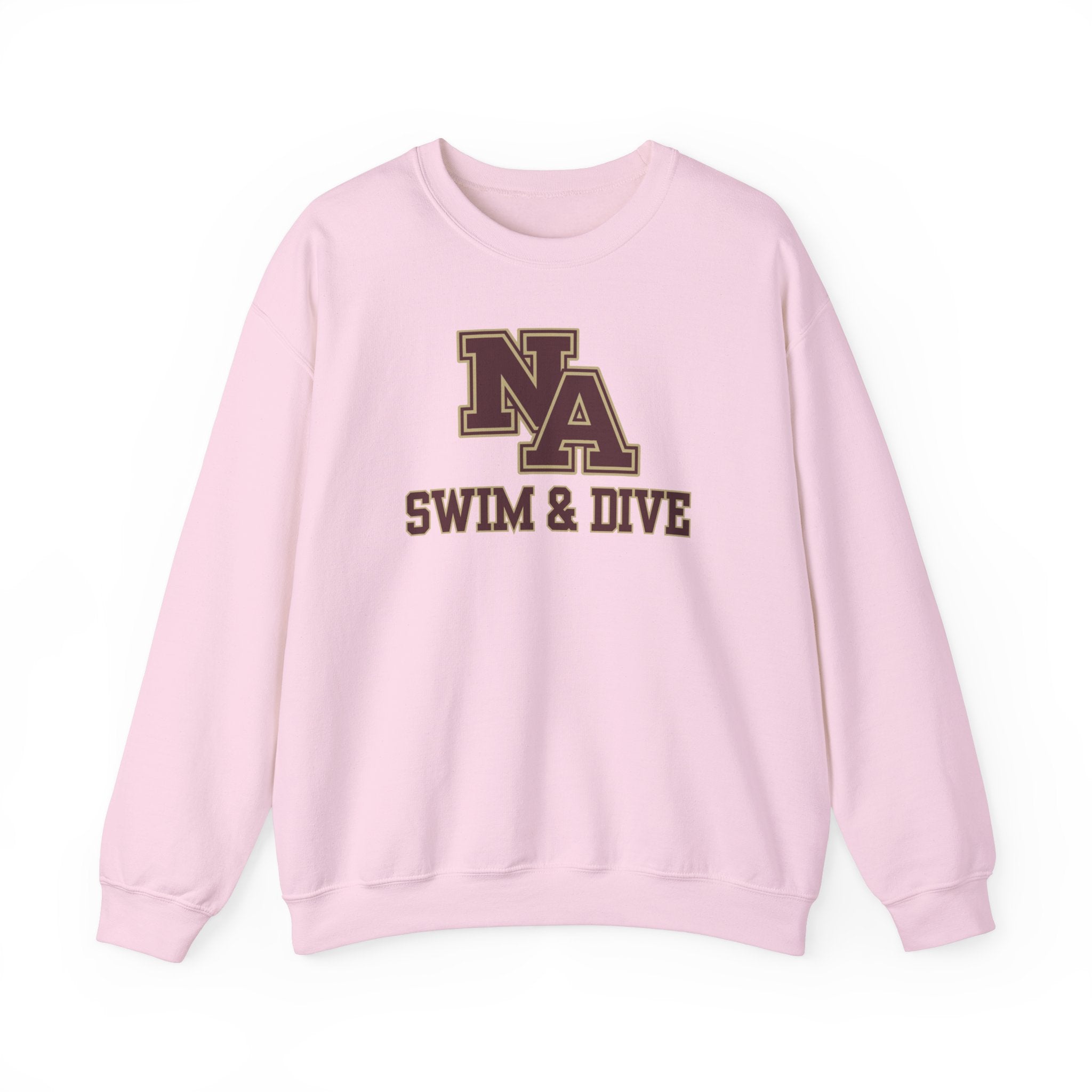 Adult Unisex Swim & Dive Classic Logo with Word Pool Back Graphic Sweatshirt