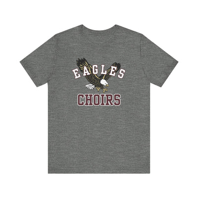 Adult Unisex Flying Choirs Eagle Graphic Short Sleeve Soft Tee