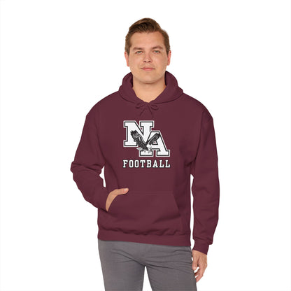 Adult Unisex Classic Logo White Football Graphic Hoodie