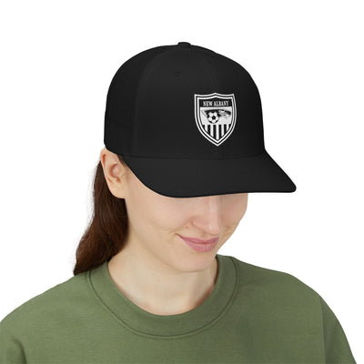 Adult Unisex New Albany Youth Soccer League Crest Richardson 112 Snapback Trucker Hat