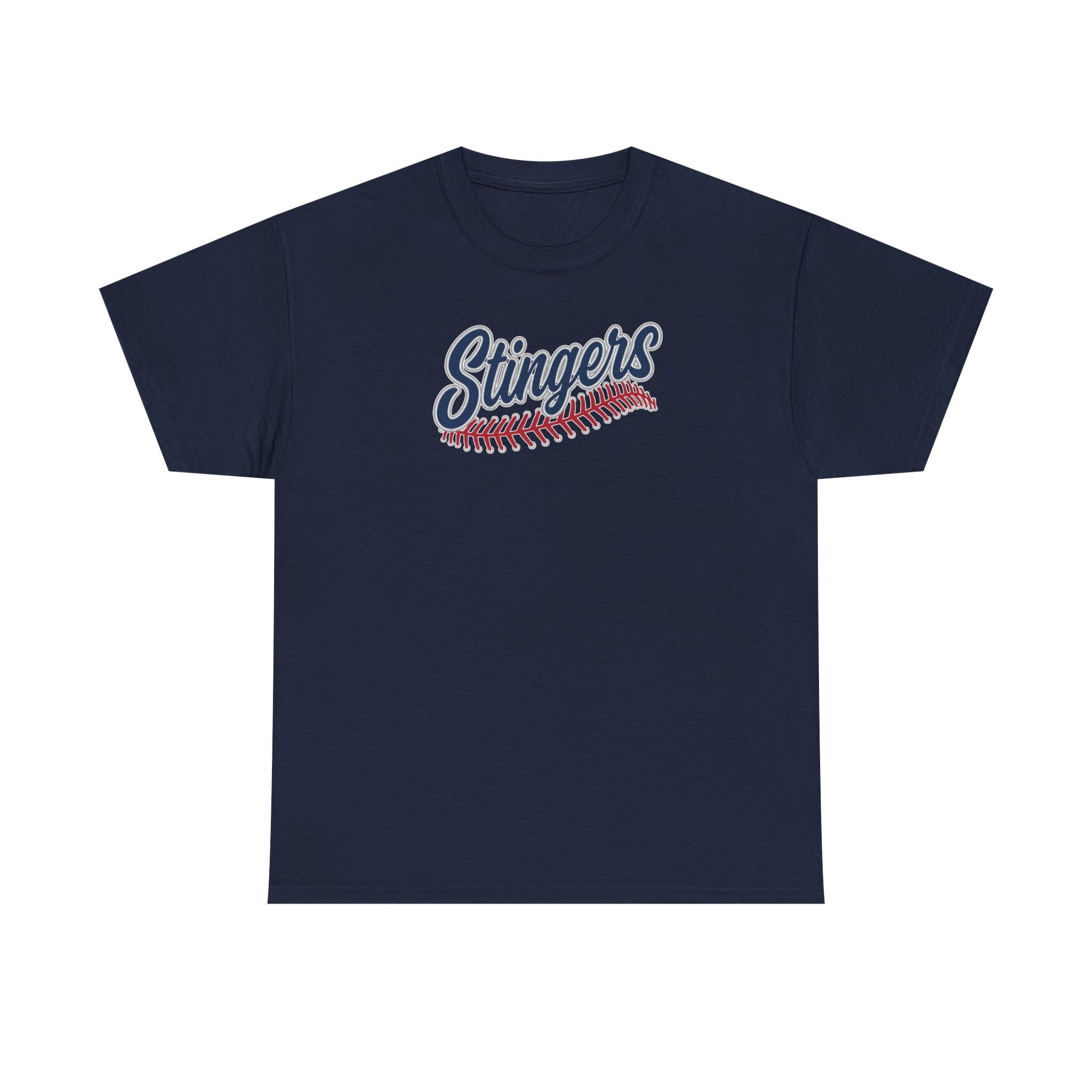 Adult Unisex Stingers Softball Stitches Graphic Short Sleeve Gildan Heavy Tee