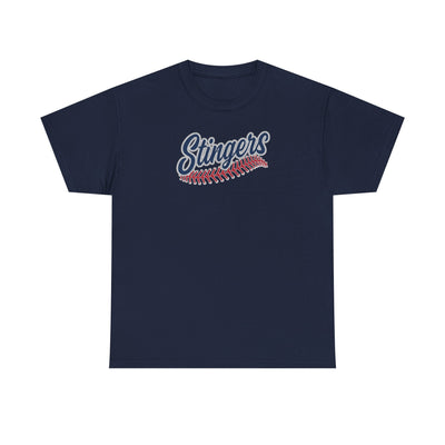 Adult Unisex Stingers Softball Stitches Graphic Short Sleeve Gildan Heavy Tee