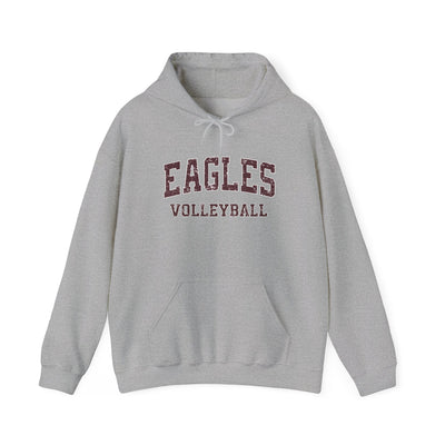 Adult Unisex New Albany Eagles Volleyball Vintage Distressed Graphic Hoodie