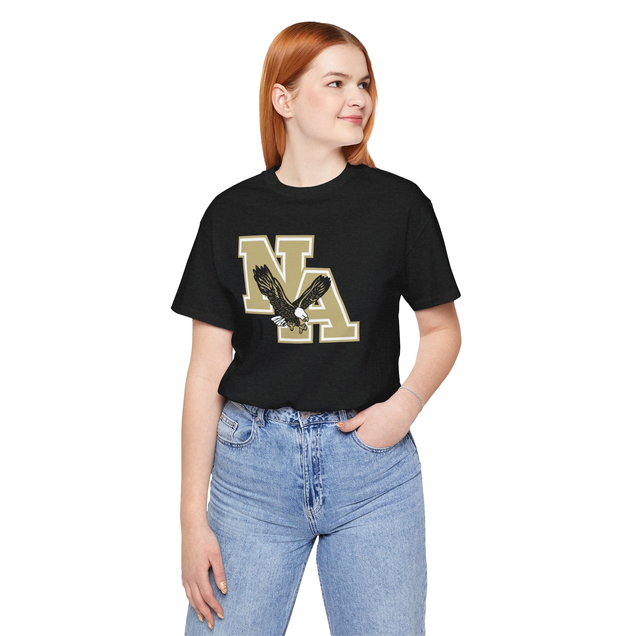 Adult Unisex Classic Gold Logo Short Sleeve Soft Tee