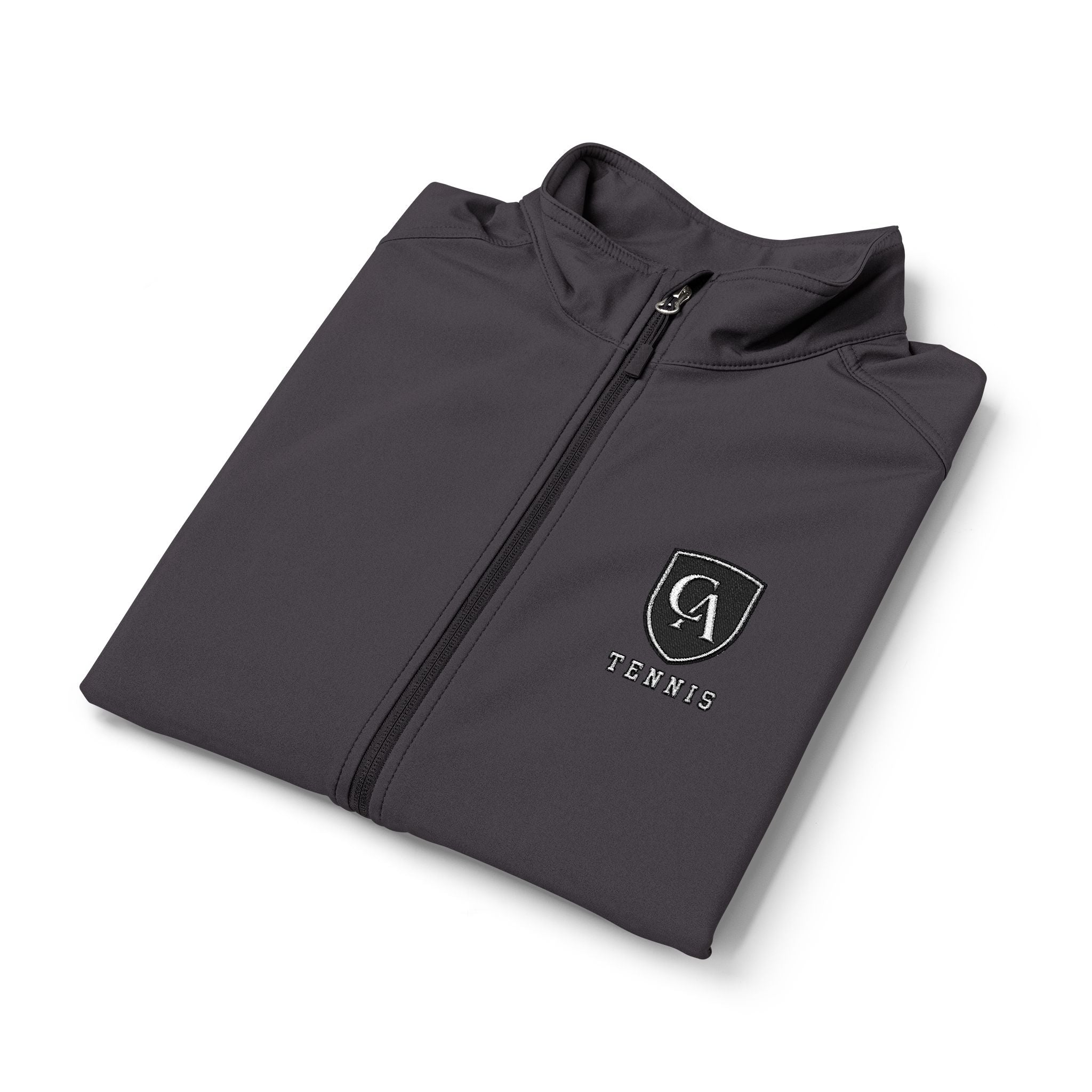 Adult Unisex Columbus Academy Tennis Embroidered Core Soft Shell Vest