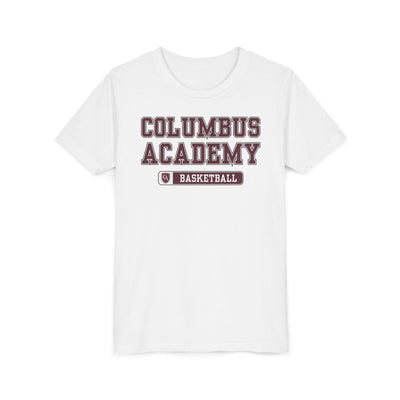 Youth Columbus Academy Basketball Graphic Short Sleeve Bella + Canvas Soft Tee