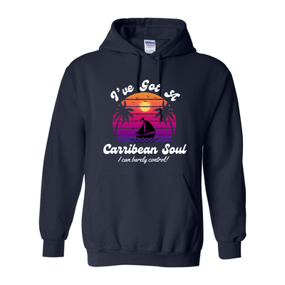 Adult Unisex Carribean Soul Graphic Hoodie