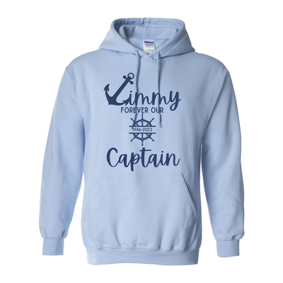 Adult Unisex Forever Our Captain Graphic Hoodie