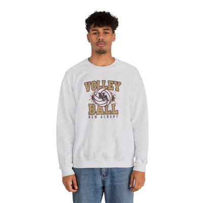 Adult Unisex New Albany Eagles Power Volleyball Graphic Sweatshirt