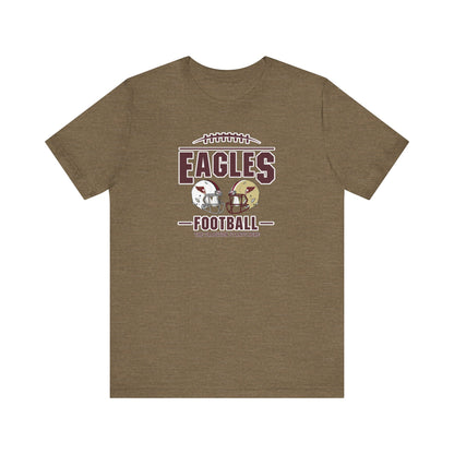 Adult Unisex Eagles Tradition Football Graphic Short Sleeve Soft Tee