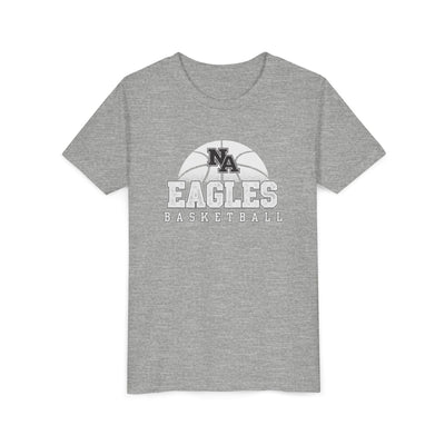 Youth New Albany Eagles Basketball Fast Break Graphic Short Sleeve Soft Tee