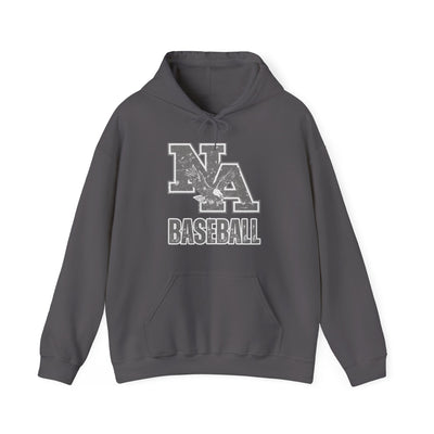 Adult Unisex Vintage Faded Logo Baseball Graphic Hoodie
