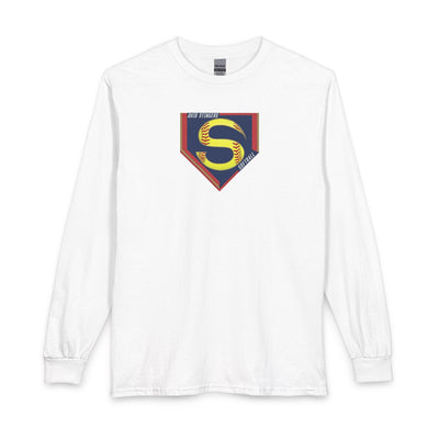 Adult Unisex Stingers Softball Logo Graphic Long Sleeve Gildan Tee