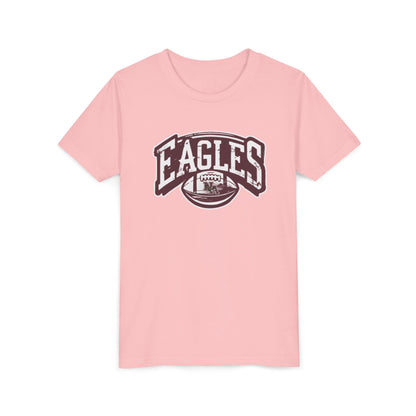 Youth New Albany Eagles Football Motion Graphic Short Sleeve Soft Tee