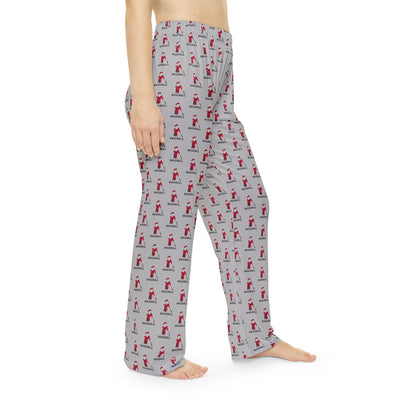 Women's Pajama Pant with Allover Bishops Baseball Mascot Print