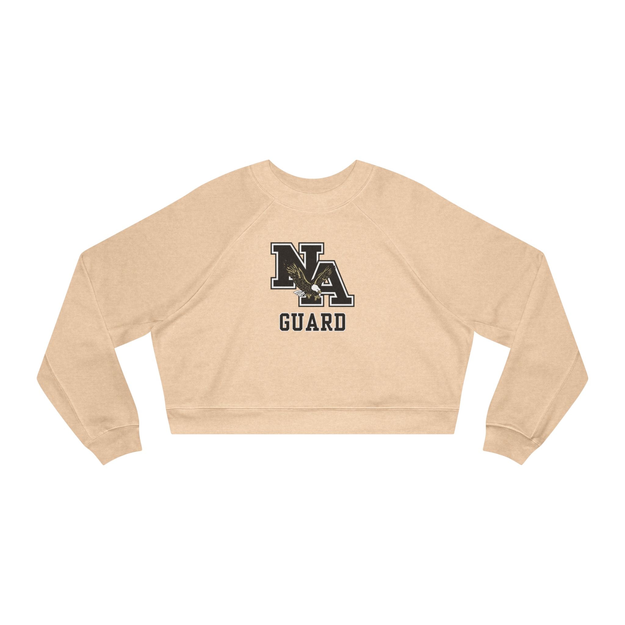 Women's New Albany Logo Guard Graphic Cropped Fleece Sweatshirt