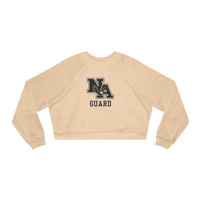 Women's New Albany Logo Guard Graphic Cropped Fleece Sweatshirt