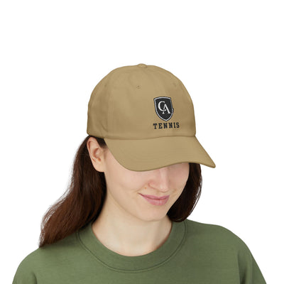 Adult Unisex Columbus Academy Vikings Tennis Embroidered Logo Dad Cap