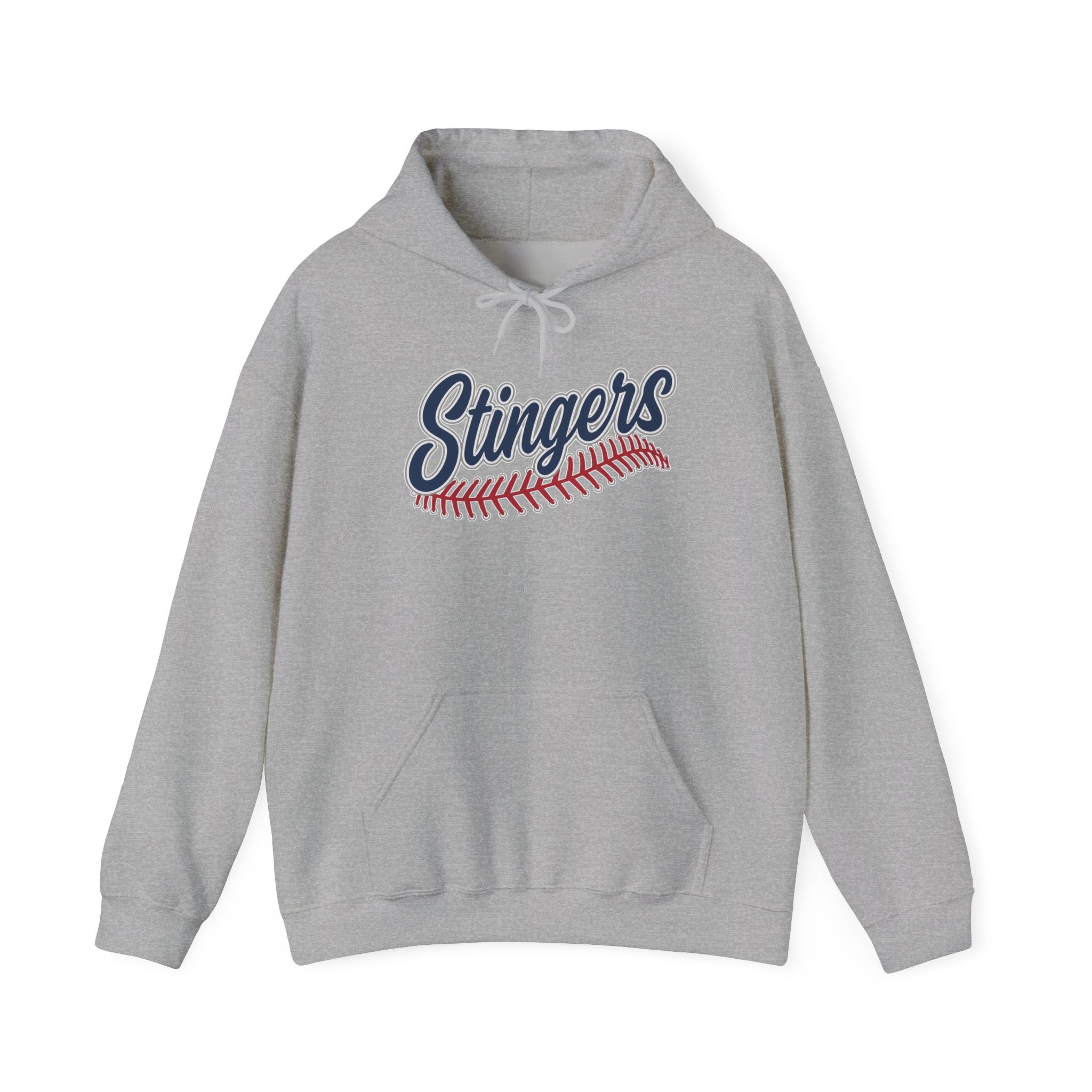 Adult Unisex Stingers Softball Stitches Graphic Hoodie