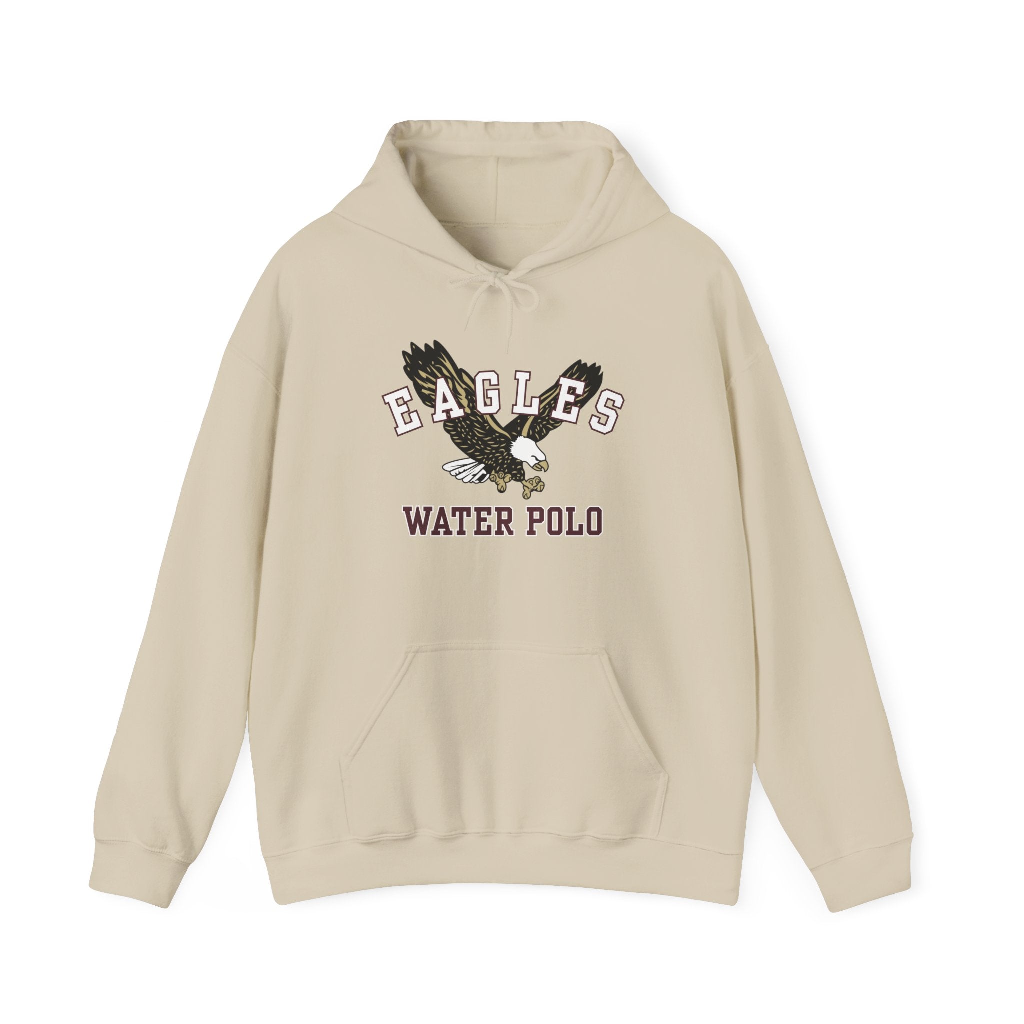 Adult Unisex Flying  Water Polo Eagle Graphic Hoodie