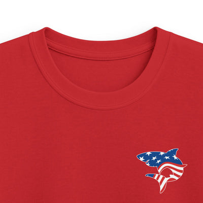 Youth South Hills Swim Club Patriotic Graphic Short Sleeve Gildan Softstyle Tee
