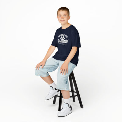 Youth Overbrook Elementary Paws Up Graphic Gildan Classic Tee