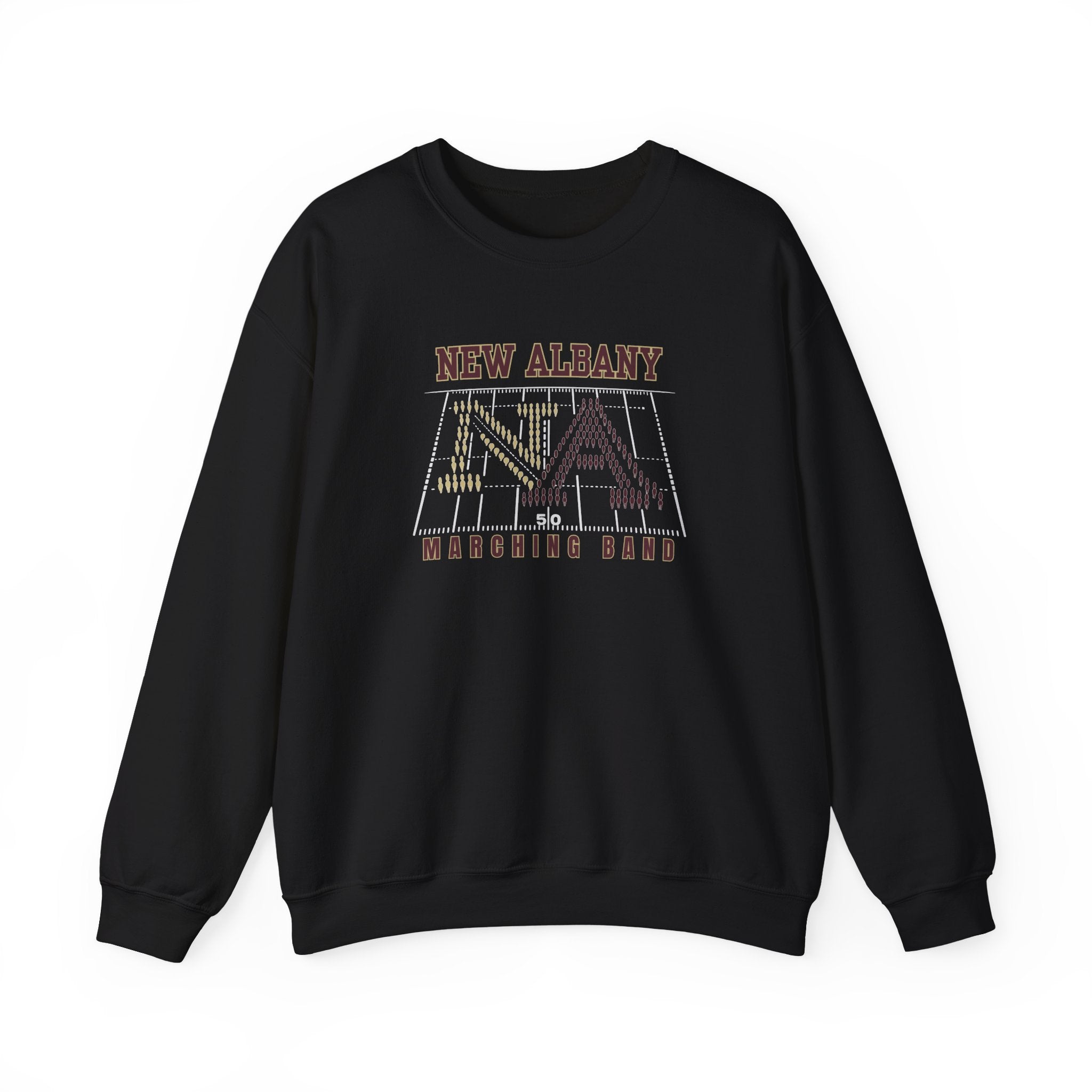 Adult Unisex New Albany Band Field Formation Graphic Sweatshirt
