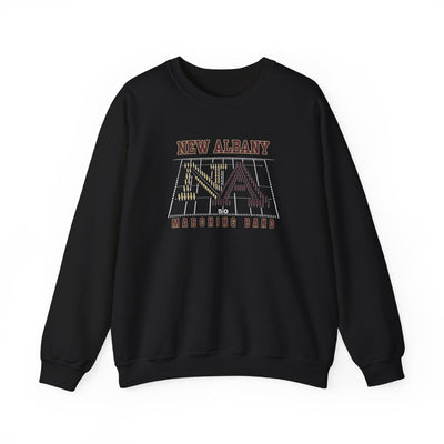 Adult Unisex New Albany Band Field Formation Graphic Sweatshirt
