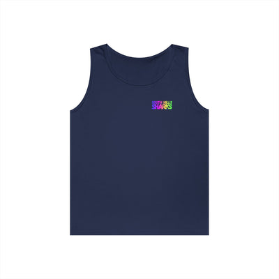 Adult Unisex South Hills Swim Team Neon Rainbow Graphic Tank