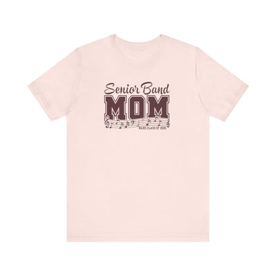Adult Unisex Senior Band Mom NAHS Class of 2026 Graphic Short Sleeve Soft Tee