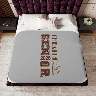 New Albany Theatre Senior Graphic So-Soft Sherpa Blanket