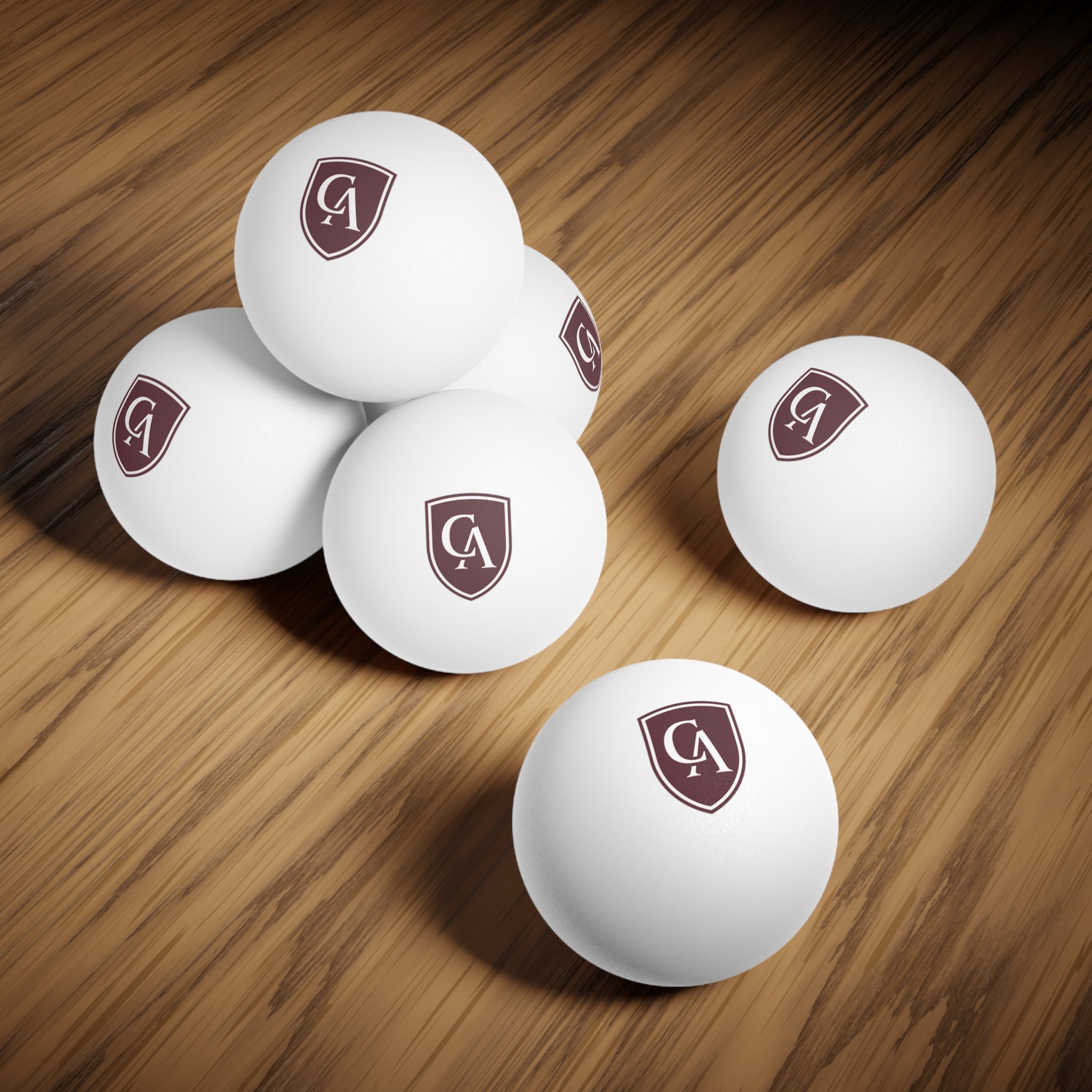 Columbus Academy Logo 6-Pack Ping Pong Balls