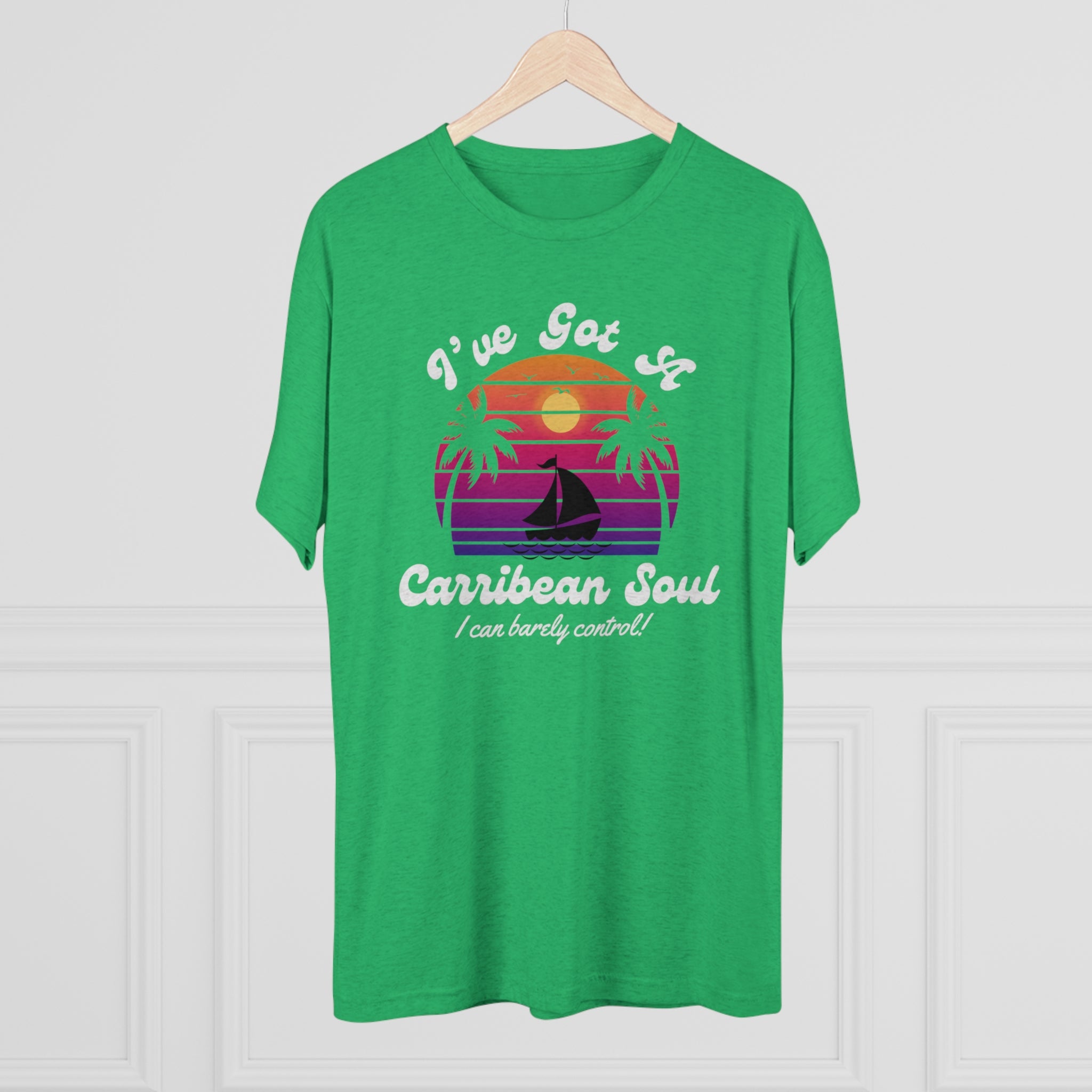 Adult Unisex Carribean Soul Super Soft Short Sleeve Tee