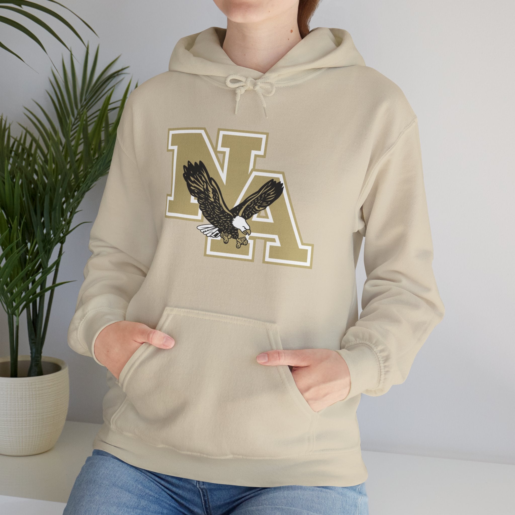 Adult Unisex Gold Classic Logo Graphic Hoodie