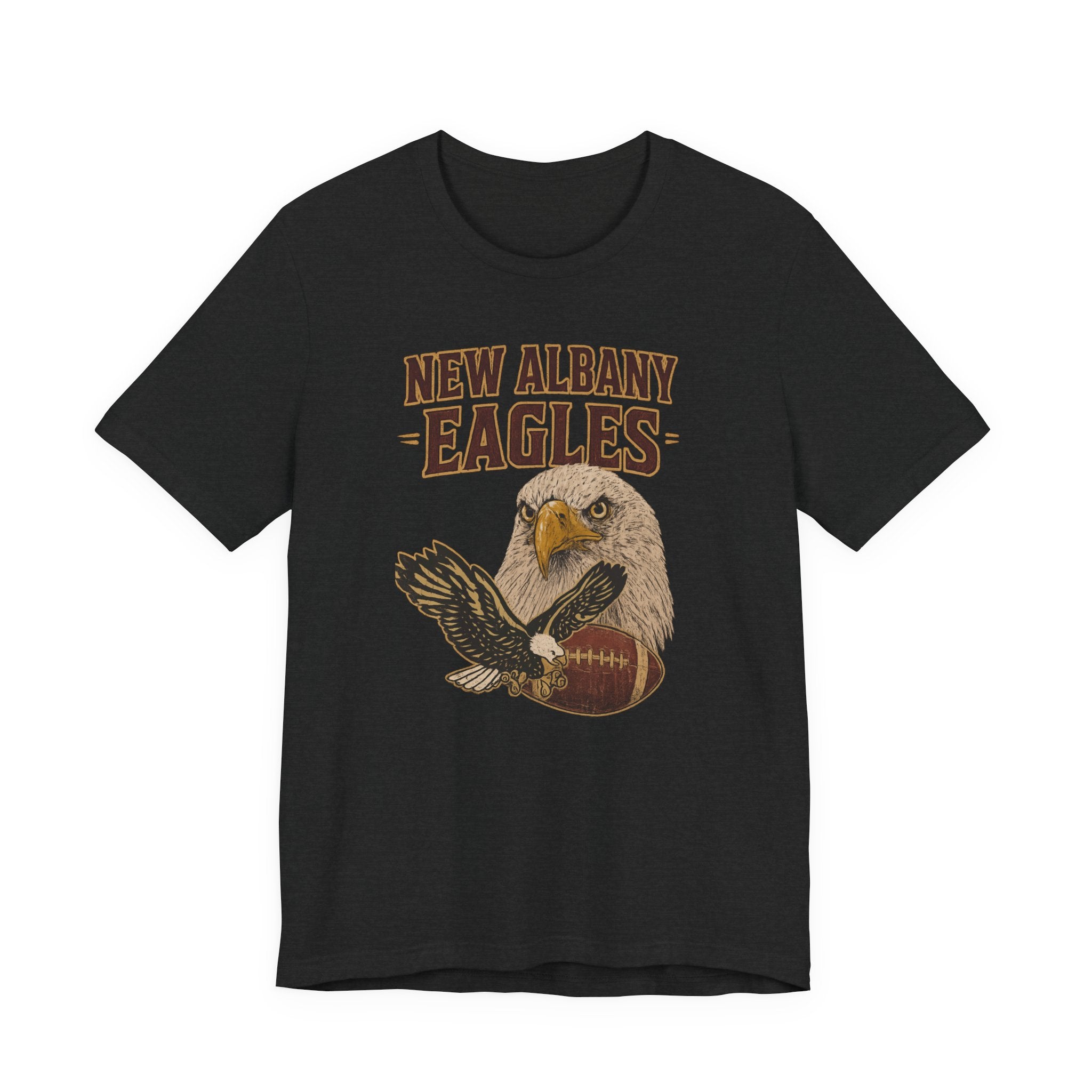 Adult Unisex New Albany Gridiron Eagle Graphic Short Sleeve Soft Tee