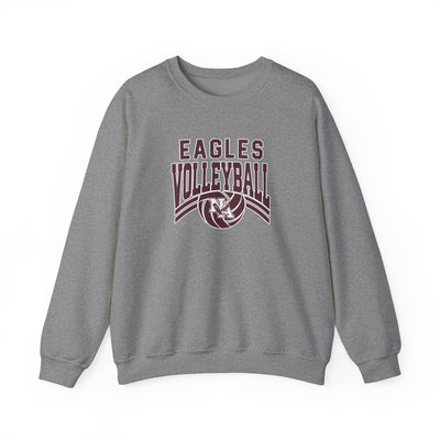 Adult Unisex New Albany Volleyball Varsity Arch Graphic Sweatshirt