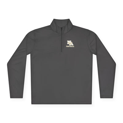Adult Unisex New Albany Football Gold Classic Logo Sport-Tek Quarter Zip Pullover