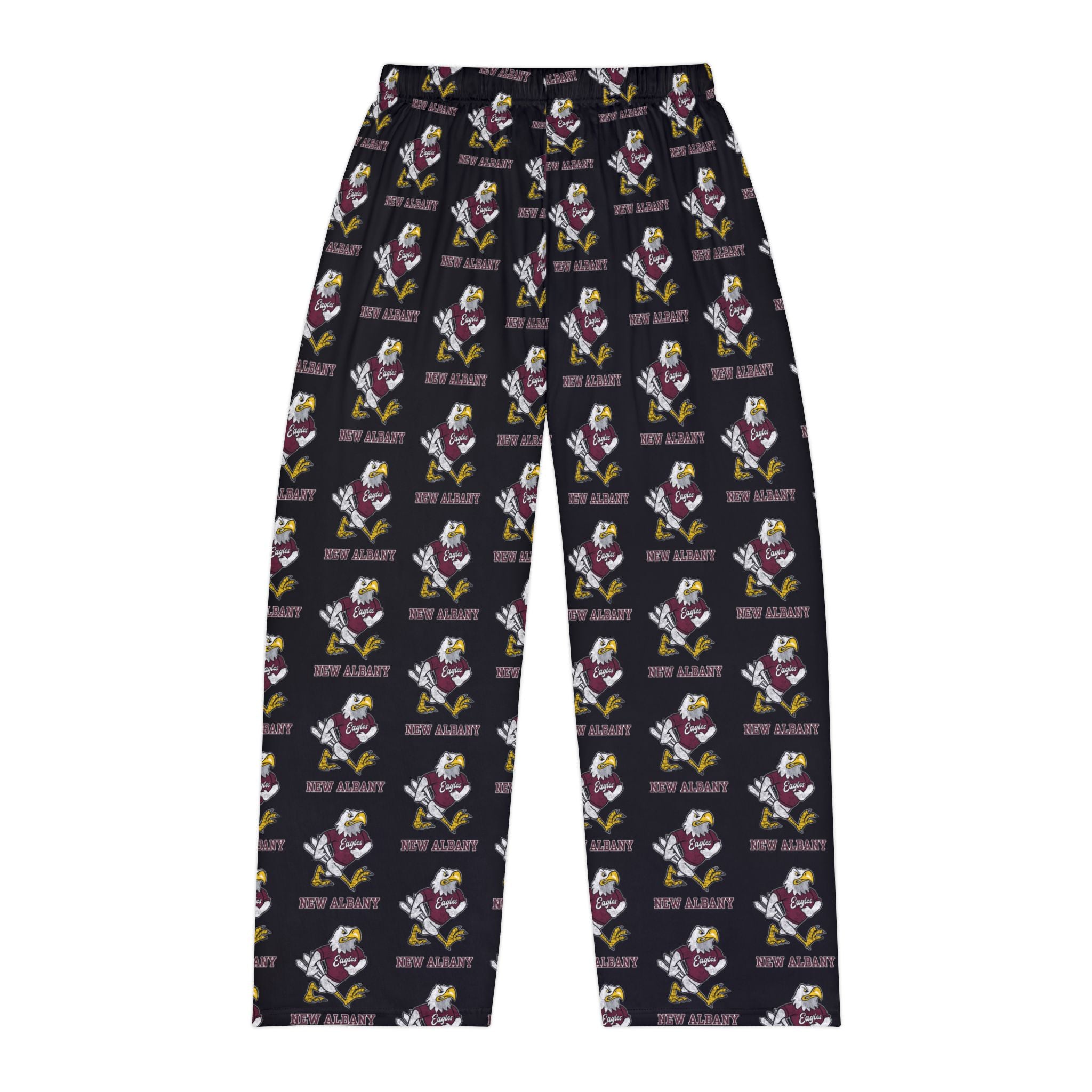 Men's Pajama Pant with Allover Vintage Fighting Eagle Print