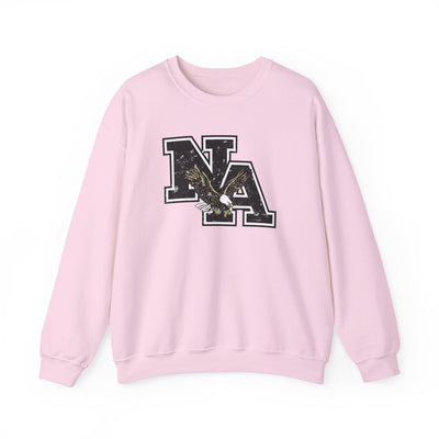 Adult Unisex Vintage Distressed Black Logo Graphic Sweatshirt