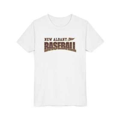 Youth Eagles Line Drive Baseball Graphic Short Sleeve Soft Tee