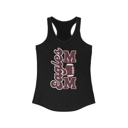 Women's Script Eagles Football Mom Racerback Tank