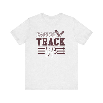 Adult Unisex Eagles Track Life Graphic Short Sleeve Soft Tee