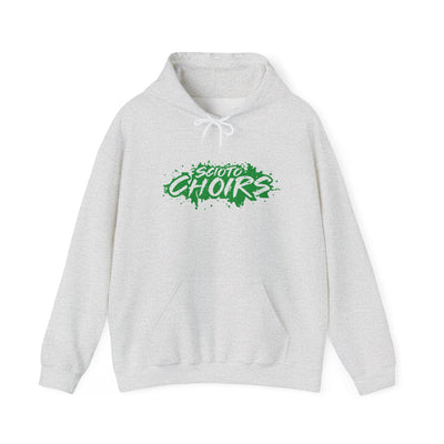 Adult Unisex Dublin Scioto Choirs Paint Splatter Graphic Hoodie