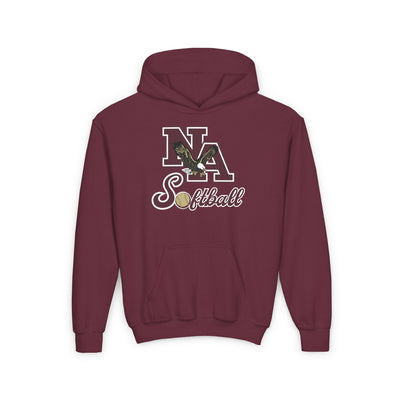 Youth NA Script Softball Graphic Hoodie