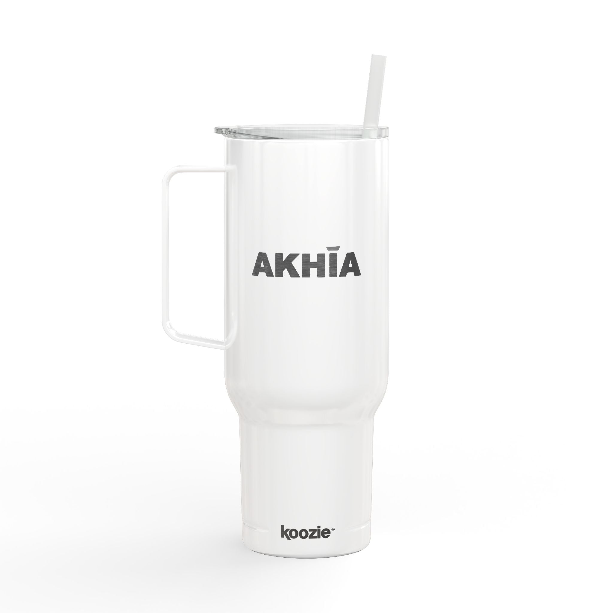 Ahkia Logo Engraved 40oz Insulated Tumbler with Lid