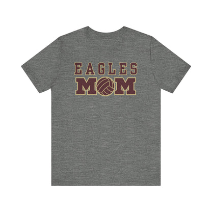 Adult Unisex Eagles Water Polo Mom Graphic Short Sleeve Soft Tee