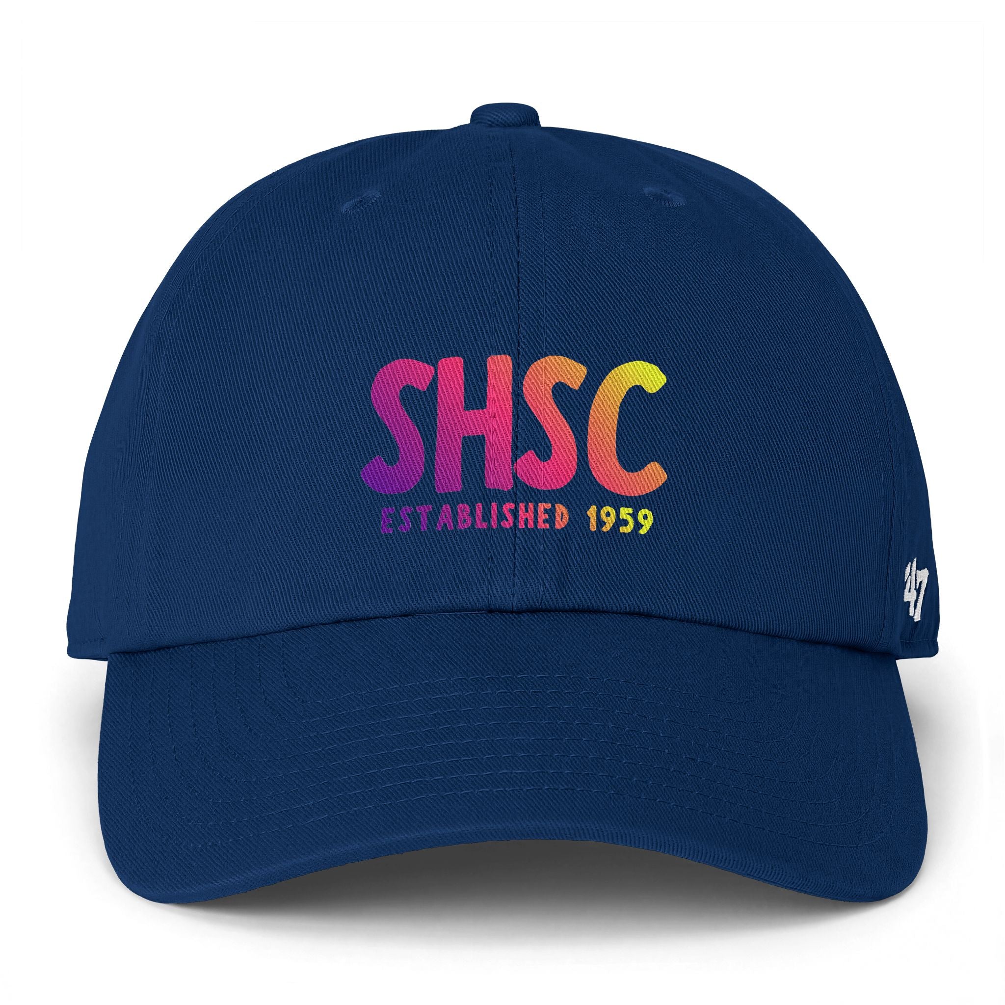 Adult Unisex South Hills Swim Club SHSC Ombre Graphic 47 Brand Clean Up Cap