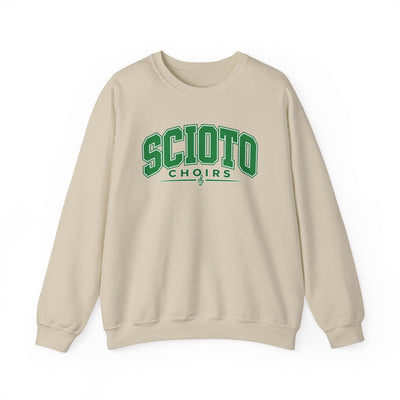 Adult Unisex Dublin Scioto Choirs Varsity Block Letter Graphic Sweatshirt